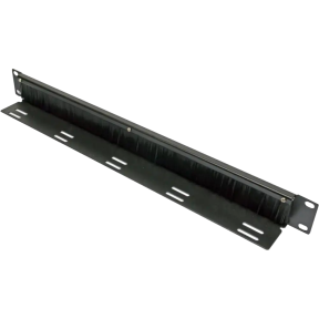 Кабельный организатор 1U со щеткой, с каб. поддержкой, черный, EPNew PLMN-V0801UZ