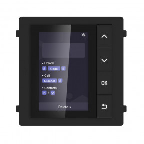 Модуль з монітором відеодомофона Hikvision DS-KD-DIS