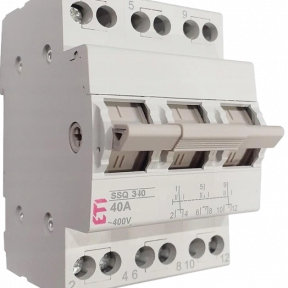 ЕТІ SSQ 340 "1-0-2", 3p 40A - Перемикач навантаження