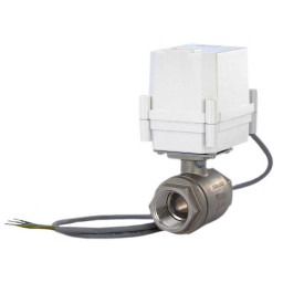 Кран кульовий з електроприводом Gidrolock Professional Steel 1/2″ (12VDC)