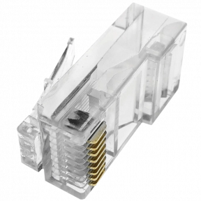 RJ45 кат. 5e Конектор з'єднувальний неекранований (упаковка 100 шт)