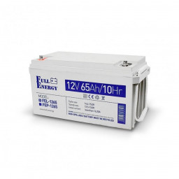 Акумулятор гелевий 12В 65 Аг для ДБЖ Full Energy FEL-1265