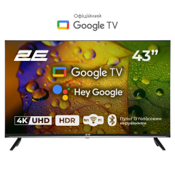 2E 43A07KU - Смарт-телевізор 43″ Google TV