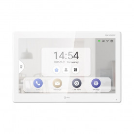 10-дюймовий кольоровий внутрішній монітор Hikvision DS-KH9510-WTE1