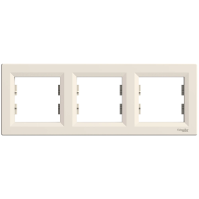 Schneider Electric Asfora EPH5800323 - Рамка тримісна, горизонтальна