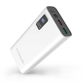 TITANUM 727S 20000mAh 22.5W White - Повербанк