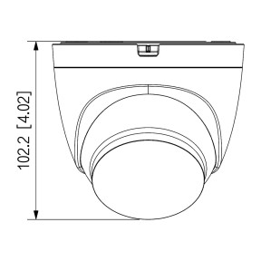 Dahua Technology DH-IPC-HDW1230DT-SAW (2.8 мм) - 2 Мп купольна мережева Wi-Fi камера