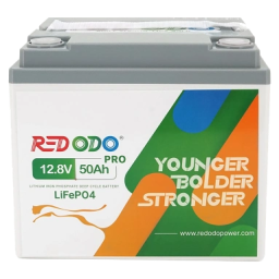 Redodo 12.8V 50Ah LiFePO4 - Акумуляторна батарея
