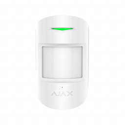 Комбінований датчик руху і розбиття Ajax CombiProtect Білий