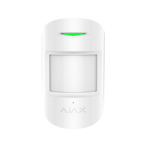 Комбінований датчик руху і розбиття Ajax CombiProtect Білий