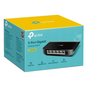 5-портовий гігабітний настільний комутатор TP-Link TL-SG1005D