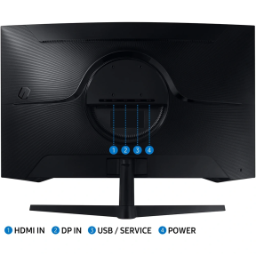 Samsung Odyssey Gaming G55C (LS32CG550EIXCI) - Ігровий монітор (32″, 2560 × 1440)