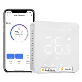 Тепла підлога. Терморегулятор Meross Smart Wi-Fi Thermostat (MTS200HK)