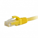 Патч-корд литий жовтий UTP Hypernet PC-UTP-1M-YL RJ45 1m, кат. 5Е