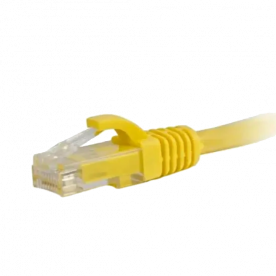 Патч-корд литий жовтий UTP Hypernet PC-UTP-1M-YL RJ45 1m, кат. 5Е