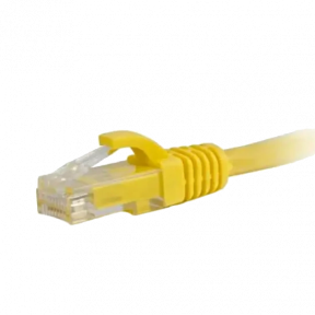 Патч-корд литий жовтий UTP Hypernet PC-UTP-1M-YL RJ45 1m, кат. 5Е