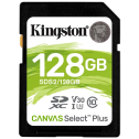 Карта памяти Kingston 128 GB SDXC Class 10 UHS-I U3 Canvas Select Plus SDS2/128GB