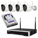 Набір Hikvision DS-7104NI-K1/W/M (1 шт.) + DS-2CV2021G2-IDW(D) (2.8 мм) (4 шт.) + WD10PURX-78 (1 шт.)