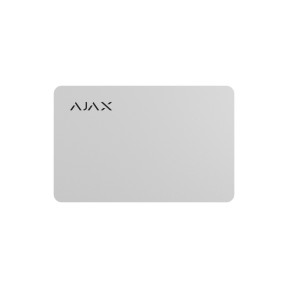 Захищена безконтактна картка для клавіатури Ajax Pass Біла (100 шт)