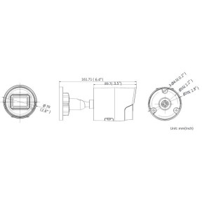 Hikvision DS-2CD2083G2-IU (2.8 мм) (BLACK) - 8 Мп вулична IP камера відеоспостереження