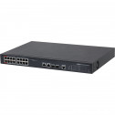 Dahua Technology DH-PFS4218-16ET-190 - 16-портовий 100 Мбіт/с + 2-портовий гігабітний керований комутатор PoE