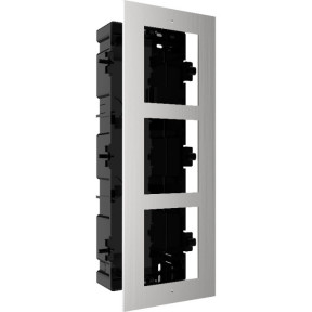 HIKVISION Врезная монтажная рамка на 3 модуля DS-KD-ACF3/Plastic