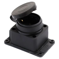 Колодка одинарна з заглушкою 1*16 (каучук) ERKA 6001