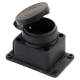 Колодка одинарна з заглушкою 1*16 (каучук) ERKA 6001