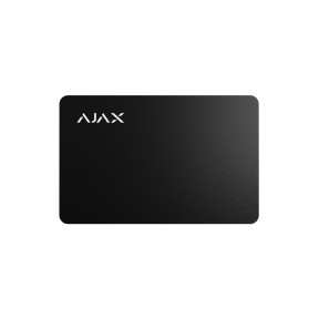 Захищена безконтактна картка для клавіатури Ajax Pass Чорна (100 шт)