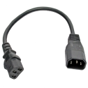 Шнур живлення Kingda С13-C14, 0.3 м, 0.75 мм2