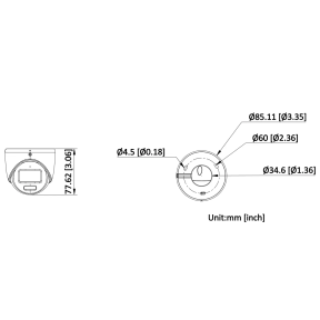 Hikvision DS-2CE70DF3T-LMFS (2.8 мм) - 2МП купольна TurboHD відеокамера