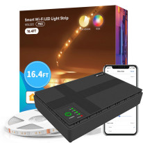 Meross MSL320PHK(EU)-5m-Light + VIA Energy Mini UPS - Комплект енергонезалежного освітлення
