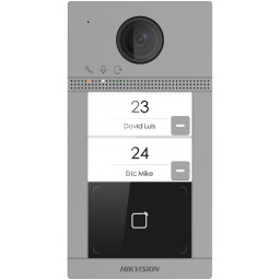 Hikvision DS-KV8213-WME1(C)/Flush/Europe BV - Металева дверна станція на 2 кнопки