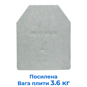 Бронепластина «Посилена» (4 клас)