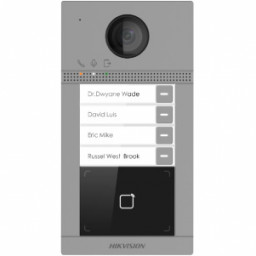 2Мп IP виклична панель з Wi-Fi Hikvision DS-KV8413-WME1(B)/Surface/Flush