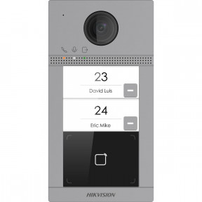 Hikvision DS-KV8213-WME1(B) - 2-кнопкова металева панель виклику