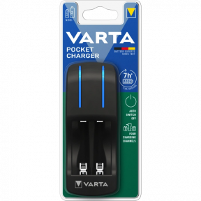 Зарядний пристрій VARTA Pocket Charger 57642 ВLI 1