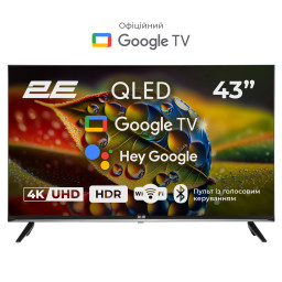 2E 43A77Q - Смарт-телевізор 43″ Google TV