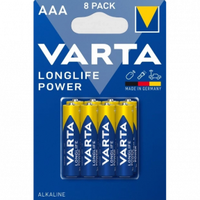 VARTA LONGLIFE POWER AAA BLI (8 шт) - Батарейка