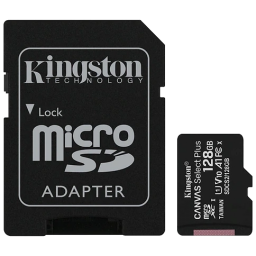 Карта памяти Kingston 128 Гб microSDXC U1 V10 A1 (SDCS2/128GBSP)