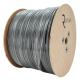 RITAR B305-RG59CU + 2x0.5mm CU, 0,81 мм.CU, 64x0.12m CCA - Кабель коаксіальний з живленням 305 м