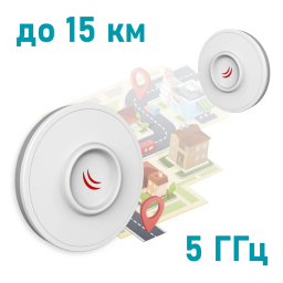 MikroTik DISC Lite5 ac (RBDiscG-5acD) - 5GHz Wi-Fi точка доступу з посиленою антеною