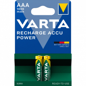 VARTA RECHARGEABLE ACCU AAA 1000mAh BLI 2 NI-MH (READY 2 USE) - Акумулятор