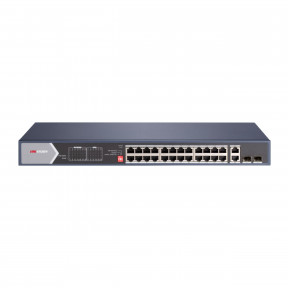 Hikvision DS-3E0528HP-E - 24-портовый гигабитный неуправляемый коммутатор POE