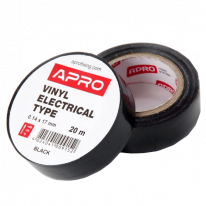 Iзоляцiйна стрiчка чорна APRO 0.14х17 мм 20 м