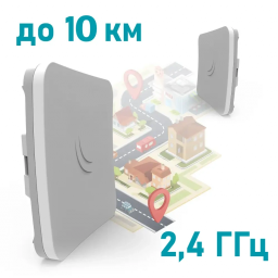 MikroTik SXTsq Lite2 (RBSXTsq2nD) - 2.4 ГГц Wi-Fi точка доступу з посиленою антеною