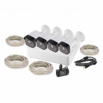 Комплект IP відеоспостереження на 4 камери 2Мп Hikvision DS-NK4E0-1T