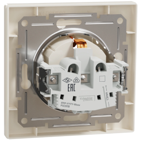 Schneider Electric Asfora EPH3100123 - Розетка із кришкою, із заземленням