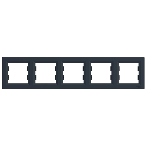 Schneider Electric Asfora EPH5800571 - Рамка п'ятимісна горизонтальна, антрацит