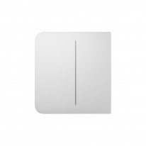 Ajax SideButton (2-gang) Біла - Бічна кнопка для двоклавішного вимикача